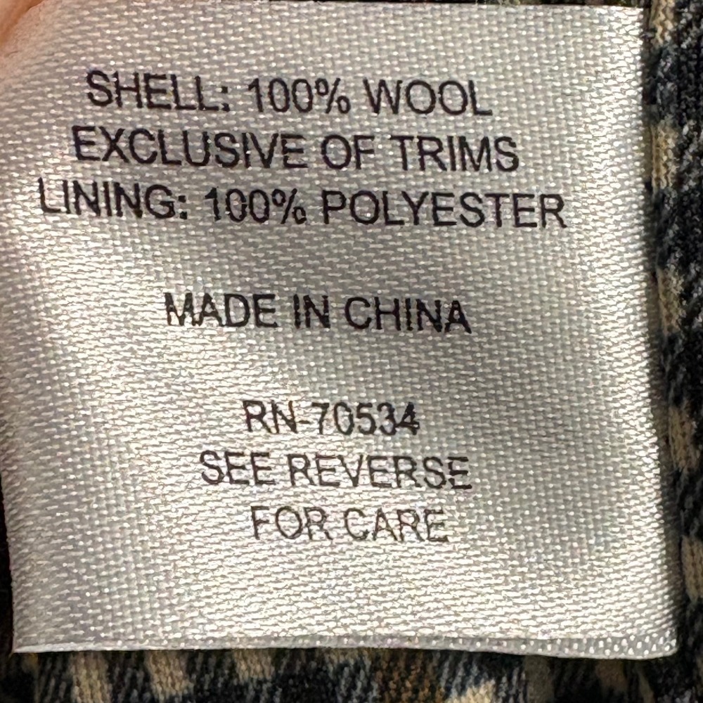 Orvis Mens Navy Blue 100% Wool Full Zip Shooting Cardigan Sweater XL 697688 - Picture 4 of 6